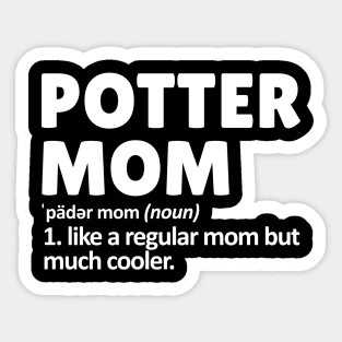 pottery mom Sticker